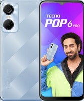 Limited-time deal: Tecno POP 6 Pro (Peaceful Blue, 2GB RAM,32GB Storage) | Front Flash | 8MP Dual Camera