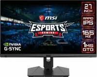 MSI Optix 27 inch WQHD LED Backlit IPS Panel height adjustable Gaming Monitor (MAG274QRF)(Response Time: 1 ms, 165 Hz Refresh Rate)