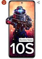 Redmi Note 10S (Frost White, 6GB RAM, 128GB Storage) - Super Amoled Display | 64 MP Quad Camera | 6 Month Free Screen Replacement (Prime only) | 33W Charger Included