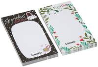 Amazon Brand - Solimo Notepad (6.5” x 3.5”) Daily Undated Planner, Bucket List, Appointments Pad 50 Tear Off Sheets Writing Pad, Set of 4 Rs. 83 - Amazon