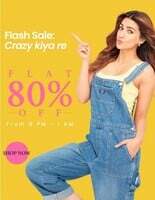 Zivame Flash Sale Flat 80% off (8pm - 1am)