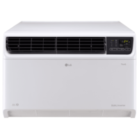 LG 4 in 1 Convertible 1.5 Ton 5 Star Dual Inverter Window Smart AC with Stabilizer Free Operation (Copper Condenser, RW-Q18WWZA.ANLG)