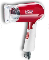 NOVA NHP 8103 Silky Shine 1300W Hot & Cold Foldable Hair Dryer - Red & White Rs. 314 