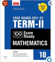 MTG 100 Percent Exam Ready Mathematics Term 2 Class 10 Book for CBSE Board Exam 2022 - MCQs, Case Based, Short / Long Answer type Questions (Based on Latest Termwise CBSE Syllabus)