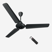 Atomberg Ameza 5 Star BEE Rated 1200 mm BLDC Motor with Remote 3 Blade Ceiling Fan (Black, Pack of 1)