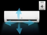 LG AI Convertible 6-in-1 Cooling 2023 Model 1.5 Ton 5 Star Split AI Dual Inverter Plastmaster (Ionizer) 4 Way Swing, HD Filter with Anti-Virus Protection AC - White (RS-Q19HNZP, Copper Condenser)