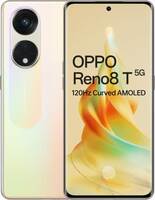 Lowest | OPPO Reno8T 5G (Sunrise Gold, 128 GB) (8 GB RAM)