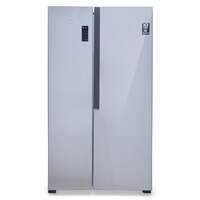 (Lowest) Godrej 564 L Frost Free Side-By-Side Refrigerator (RS EONVELVET 579 RFD PL ST, Platinum Steel, Multi Air Flow System)