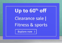 Amazon Clearance Sale- Up to 60% Off on Fitness & Sports