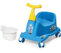Twizzle Baby Potty Seat Scooter Style with Wheel and Removable Bowl and Tray for Kids