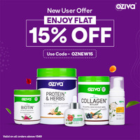 Oziva : Flat 15% off on all orders above ₹549 (Valid only for New User)