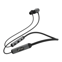 pTron InTunes Ultima 140318022 Neckband with Passive Noise Cancellation (IPX4 Sweat & Water Resistant, Stereo Sound, Black/Grey)
