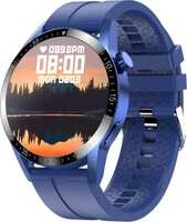 Fire-Boltt Talk Pro 1.3" Bluetooth Calling Smart watch with 60+ Sports Mode, 360*360px Res Smartwatch  (Blue Strap, Free Size)