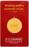 PC Chandra Jewellers Gold Coin Cum Pendant 24 (995) K 2 g Gold Coin