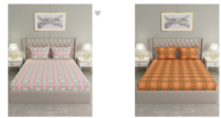 Raymond Home Double Bedsheet Starts from Rs.449 + 10% using Buy more save more + 10% off with ICICI card