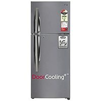 LG 242 L 3 Star Smart Inverter Frost-Free Double Door Refrigerator (GL-I292RPZX, Shiny Steel, Door Cooling+, Gross Volume- 260 L)