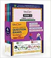 Educart TERM 2 CBSE Question Bank Bundle - Maths, Physics, English core & Chemistry For Class 12 Of 2022 (Now Based on the Term-2 Subjective Sample Paper of 14 Jan 2022) Product Bundle – 19 December 2021