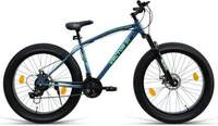 Vector 91 Monster Fat Bike with 21 Speed Shimano Gear - Blue Green 26 T Fat Tyre Cycle(21 Gear, Blue)
