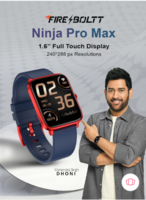 Fire-Boltt Ninja Pro Max Smartwatch with 27 Sports Modes - Red