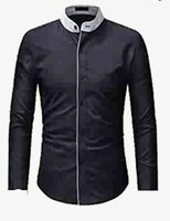 LookMark Men's Regular Fit Casual Shirt (Casual Shirt-L1)