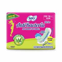Sofy Anti Bacteria Extra Long Sanitary Pads - Slim (Pack of 28 Pads)