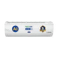 Carrier 2 Ton 5 Star Flexicool Inverter Split AC (Copper,ESTER Exi, Convertible 6-in-1 Cooling,Dual Filtration with HD & PM2.5 Filter 2023Model,R32,White)