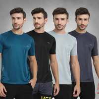 FTX Men's T-shirts (Pack of 4) upto 77% off 