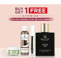 Bella Vita Organics Sale :  Buy 1 & Get 1 FREE / Chance To Win Noise Earbuds