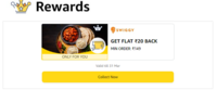 Amazon Pay Rewards on Swiggy - GET FLAT ₹20 BACK MIN ORDER: ₹149 (User Specific )