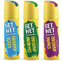 Set Wet Deodorant Spray 3x150 ml [450 ml] Rs.209