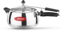 Butterfly Pearl Plus 5 L Induction Bottom Pressure Cooker  (Aluminium)