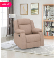 Duroflex Avalon Brown Pinewood Single Seater Recliner