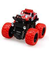 Mono Truck, these friction cars roll forward and backward to rev up their momentum to easily achieve 360 degree stunt flipping design, a powerful 4-wheel drive and all-direction control, suitable for your kids 