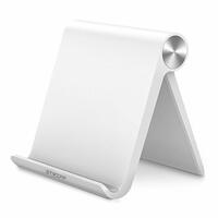 STRIFF Multi Angle Mobile Tabletop Stand Phone Holder (White)