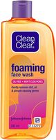 Clean & Clear Foaming Facewash for Oily Skin, Brown, 240ml