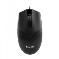 MEETION MT-M360 USB Wired Mouse Black with High Precision, Smooth Anti-Skid Scroller, 1000 DPI Optical Sensor, Symmetrical & Ergonomic Design, Plug & Play, Compatible with XP/Vista/7/8/10/11 MAC OS