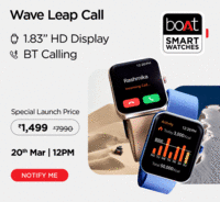 boAt Wave Leap Call Smart Watch 