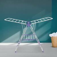Bathla Steel Floor Cloth Dryer Stand Mobidry Neo  (2 Tier)