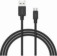 Tecno Tcd-M11 | Black Data Cable for Smartphone | USB A+ Micro USB | 1M Length | Long Lasting and Durable