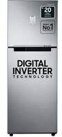 Samsung 253 L 3 Star with Inverter Double Door Refrigerator (RT28A3453S8/HL, Elegant Inox)- 2022 Model 