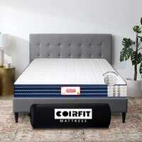 Coirfit Ortho Luxury Pocket 8-inch King Size Spring Mattress (White, 78x72x8)