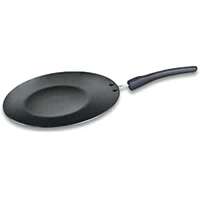 Prestige OMG DLX Concave Induction Base Non-Stick Aluminium Tawa, 250mm, Black