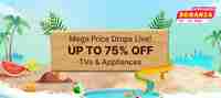 Appliances Bonanza (16th - 21st Mar) Upto 75% off on TVs & Appliances 10% off on ICICI & American Express  