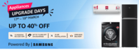 Appliance Upgrade Days & Big Laundry Days Upto 40% off + 10 % discount on ICICI & IDBI Cards