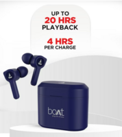 boAt Airdopes 402 M TWS Bold Blue Earbuds with Touch Controls Immersive Audio