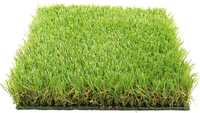 Kuber Industries PVC 45 MM Artificial Grass Door Mat- 24"x 15.2", Green (Grass0107),Standard