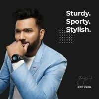 NoiseFit NoiseFit Endure Smartwatch  (Black Strap, Free Size)