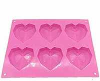 Clazkit 6-Cavity Pinata Diamond Heart Mould | with Coupon 