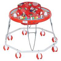 BABYPOWER Classic Baby Walker for Girls and Boys 6 Months to 1.5 Year (Red)