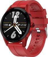Fire-Boltt Talk 1.28" Bluetooth Calling Smart Watch with 3D Display & 360 Health Tracking Smartwatch  (Red Strap, L)